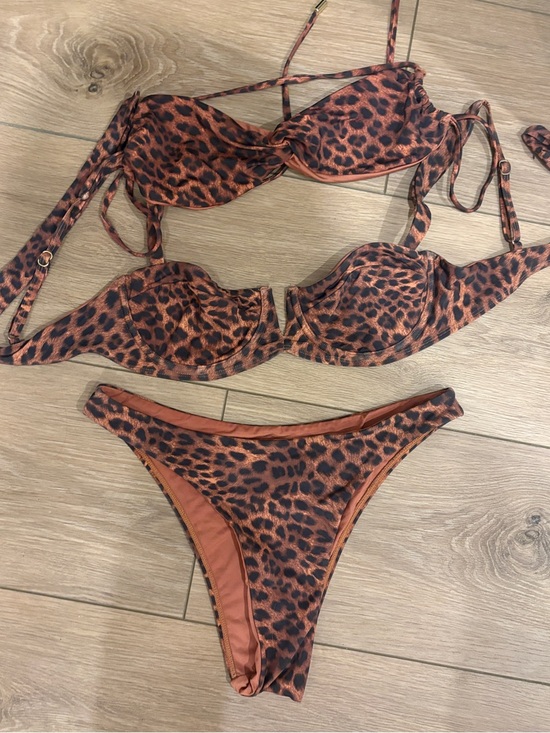 Monday Swimwear Other - Monday Swimwear Leopard Print Bikini Set - Rust